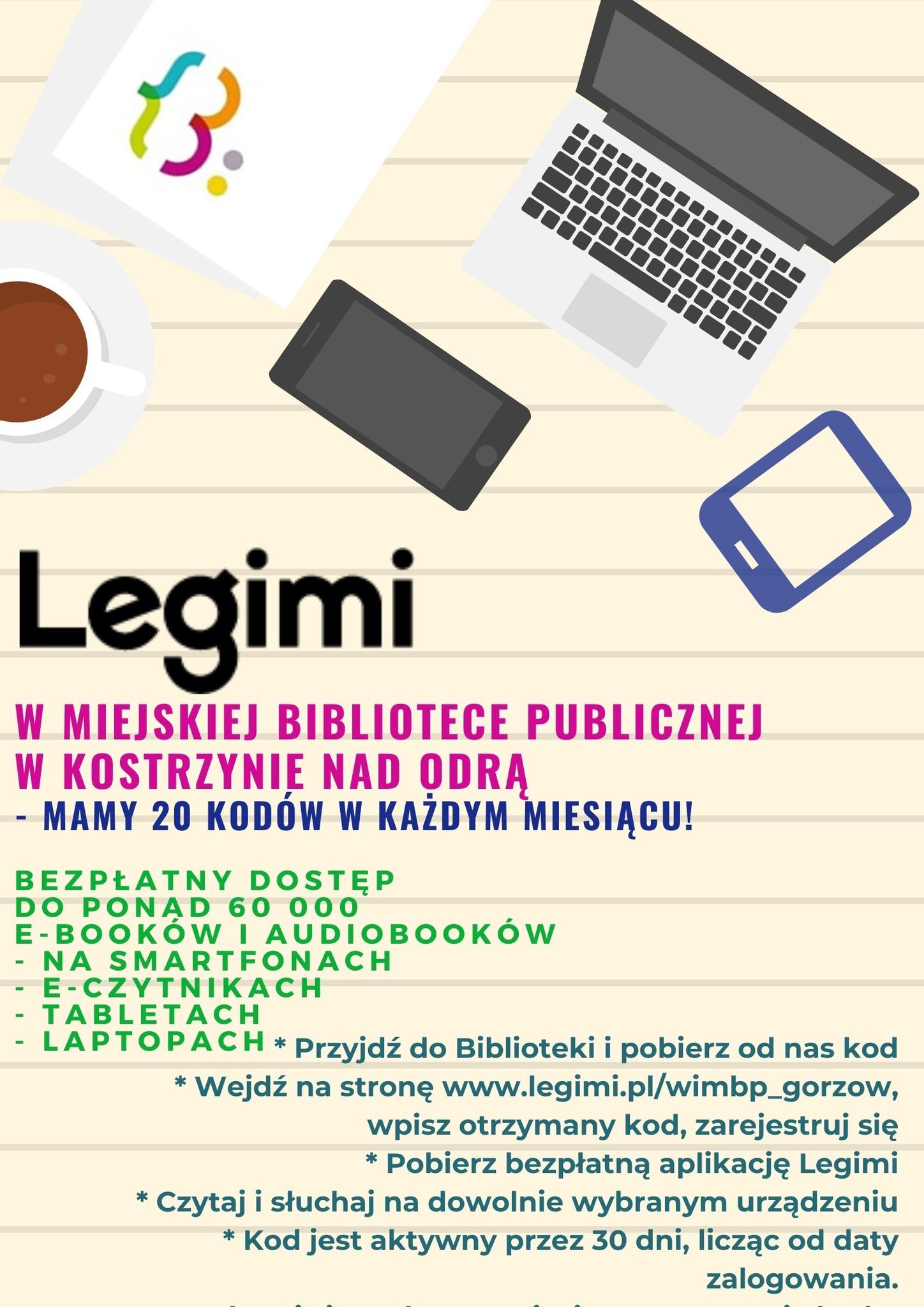Plakat informacyjny LEGIMI