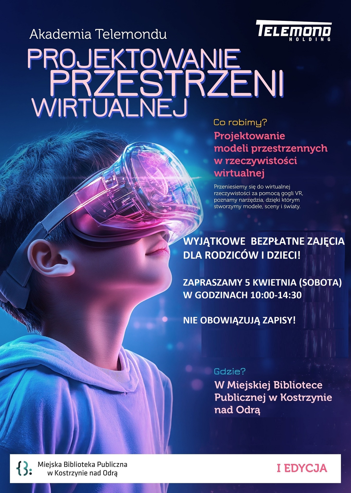 Warsztaty Rodzinne - plakat informacyjny