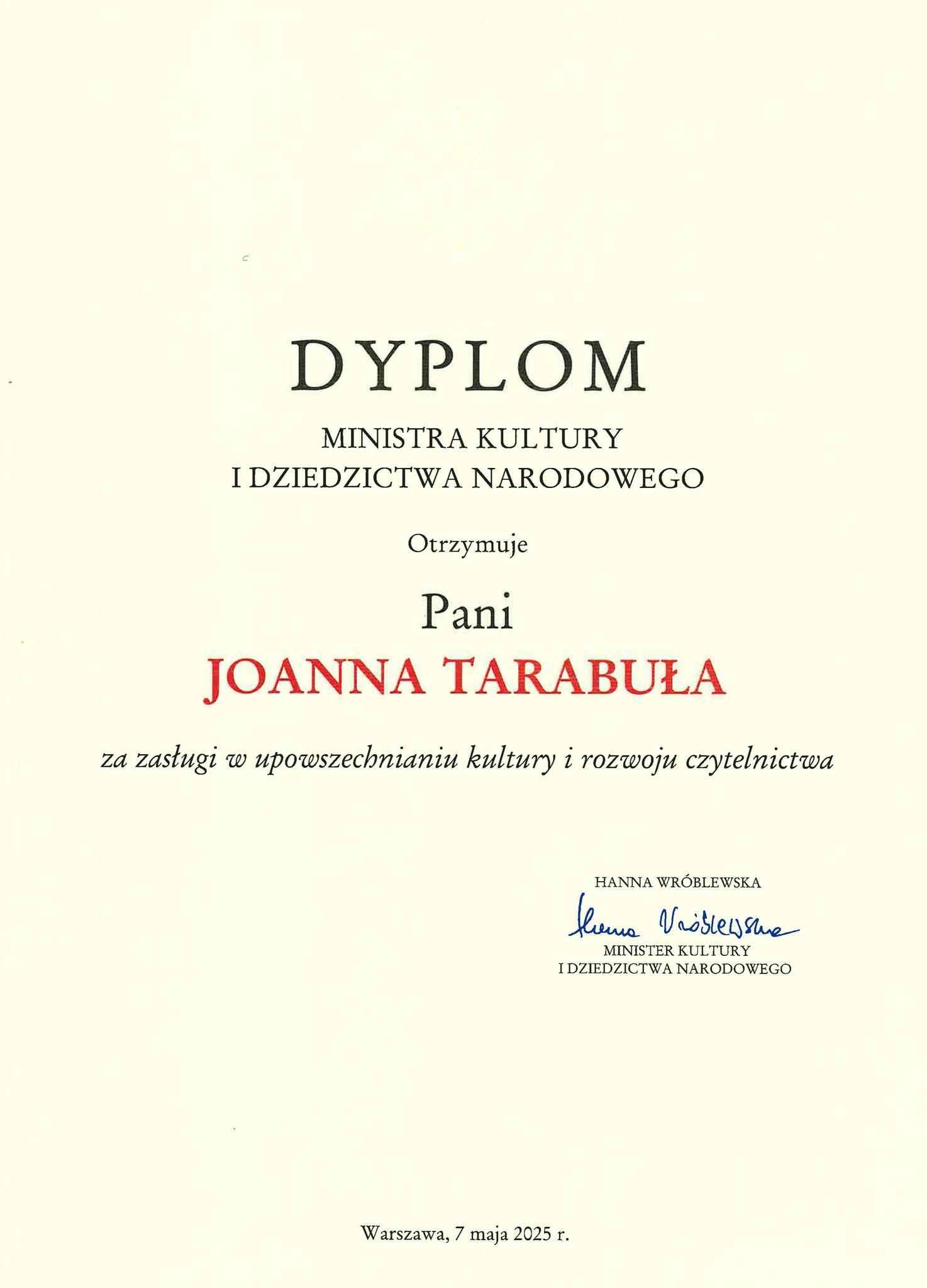 Wyróżnienia naszych bibliotekarzy 