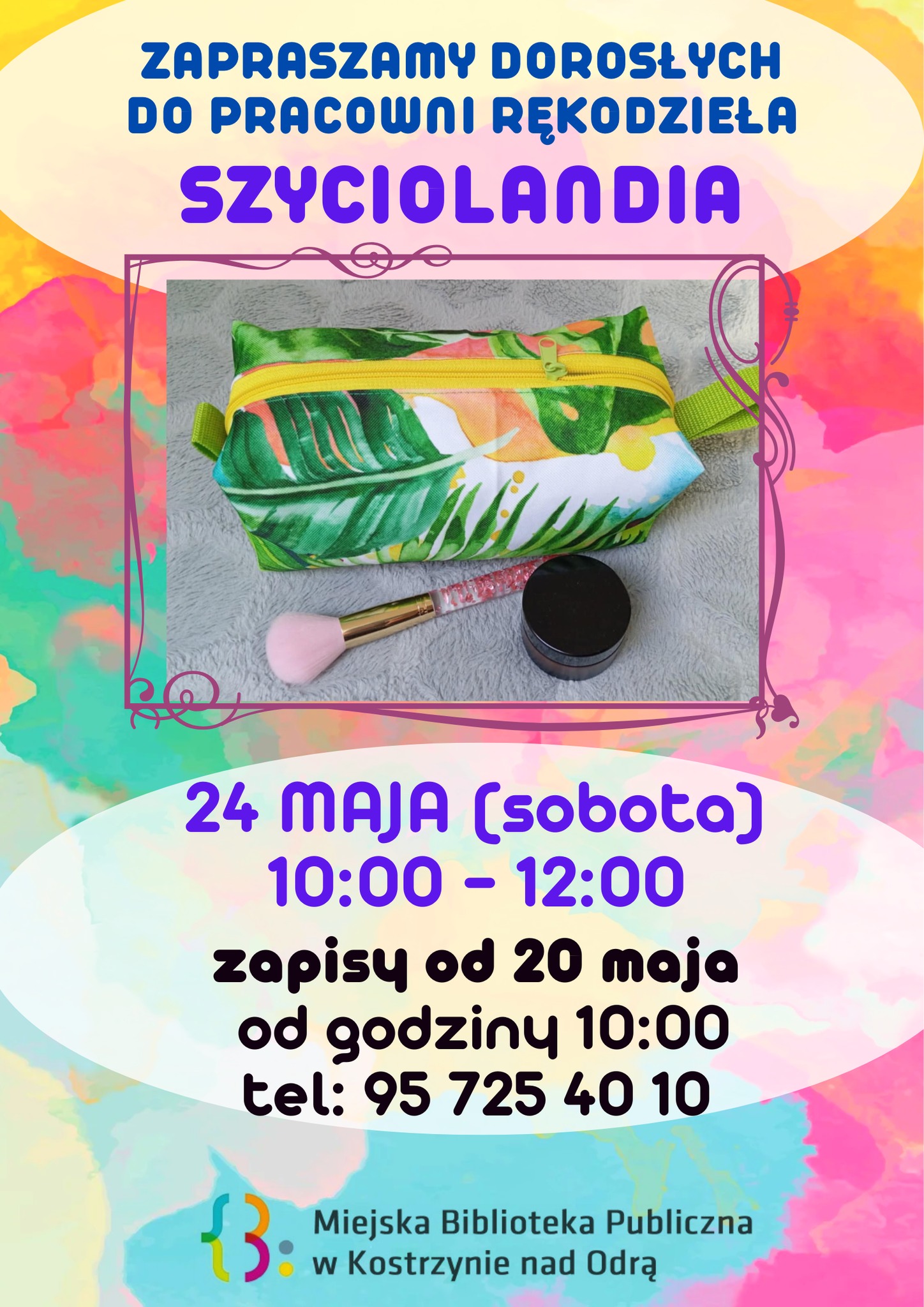 Szyciolandia plakat informacyjny